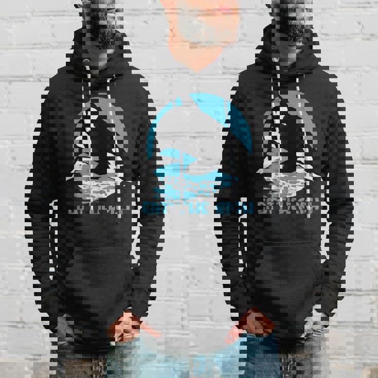 Comer La Rica Ballena Orca Meme Sudadera Regalos para él