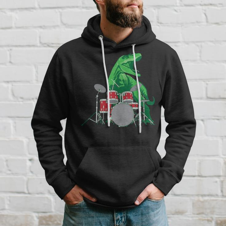 Cool Dinosaur Drummer Best For All Drummers Hoodie Gifts for Him