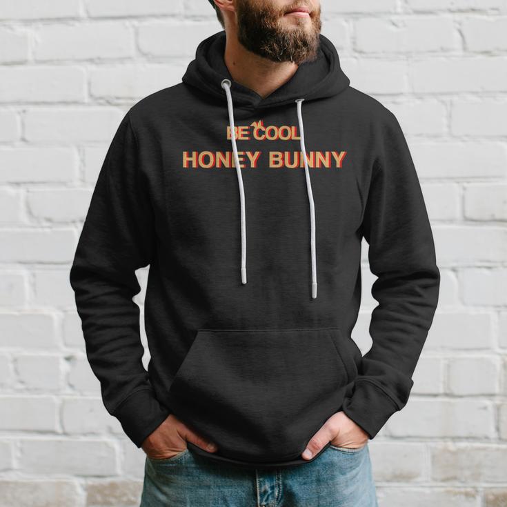 Be Cool Honey Bunny Ears Retro Easter Hoodie Gifts for Him