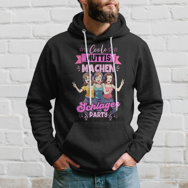 Cool Muttis Machen Schlagerparty Black Hoodie Geschenke für Ihn