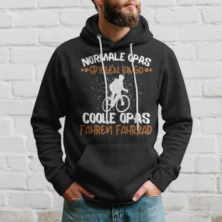 Cool Opas Riding Bicycle Biker Bike Driver Hoodie Geschenke für Ihn