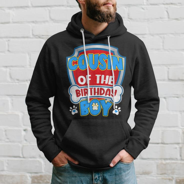 Cousin Of The Birthday Boy Dog Paw Family Matching Hoodie Gifts for Him