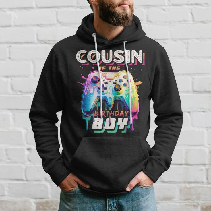 Cousin Of The Birthday Boy Matching Video Gamer Party Hoodie Gifts for Him