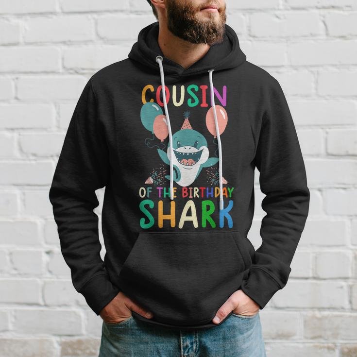 Cousin Of The Birthday Shark Birthday Family Matching Hoodie Gifts for Him