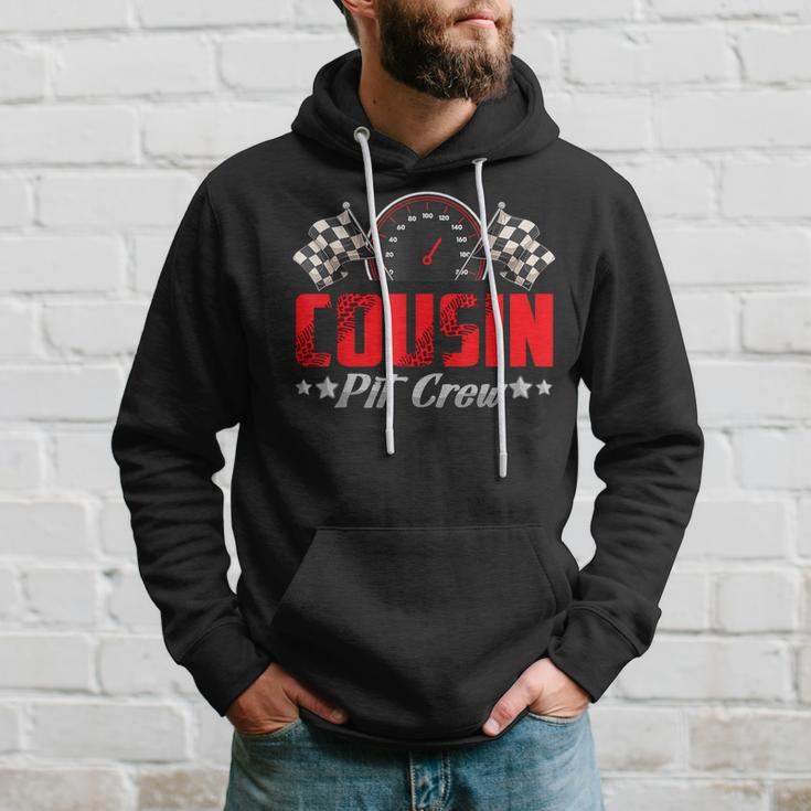 Cousin Pit Crew Birthday Racing Car Family Matching Race Car Hoodie Gifts for Him