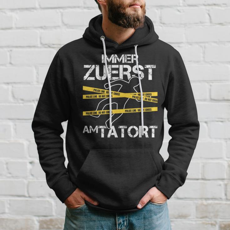 Criminal Scene Policeman Police Car Police Detention Hoodie Geschenke für Ihn