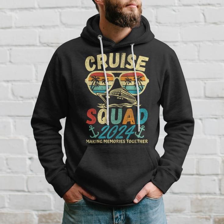 Cruise Squad 2024 Summer Vacation Group Family Trip Vintage Hoodie Gifts for Him