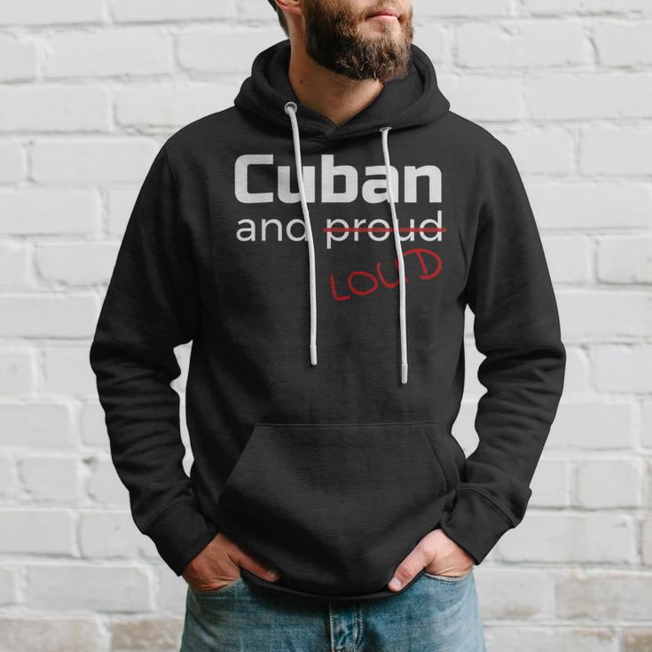 Cuban Proud And Loud Pulover Cubano Hoodie Gifts for Him