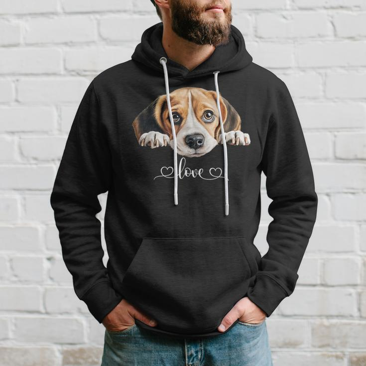 Cute Dog Graphic Love Beagle Puppy Dog Hoodie Gifts for Him