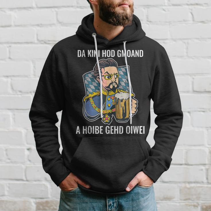 Da Kini Hod Gmoand A Hoibe Gehd Oiwei I Hoodie Geschenke für Ihn