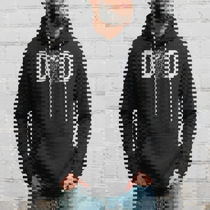 Dabbing Astronaut Daddy Dad Outer Space Planet Fathers Day Hoodie Gifts for Him