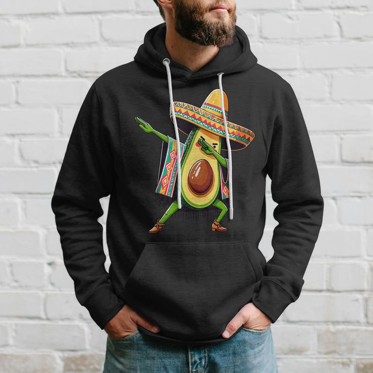 Dabbing Avocado Mexican Poncho Cinco De Mayo Hoodie Gifts for Him