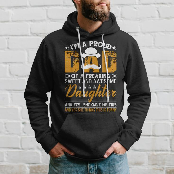 Dad From Daughter Father's Day Hoodie Gifts for Him