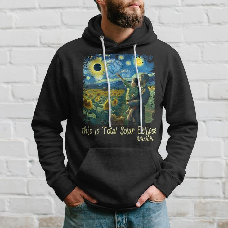 Dad This Is Total Solar Eclipse 20240824 My Father Hoodie Gifts for Him