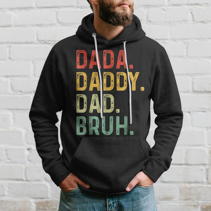 Dada Daddy Dad Bruh Fathers Day Dad Vintage Hoodie Gifts for Him