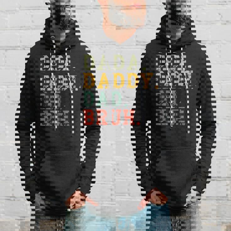 Dada Daddy Dad Bruh Husband Dad Father's Day Hoodie Gifts for Him