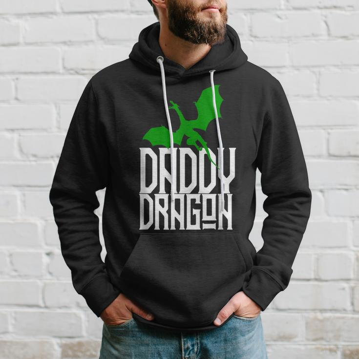 Daddy Dragon Matching Family Tribe Green Dad Father Hoodie Gifts for Him