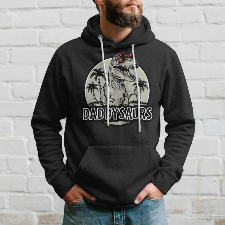 Daddy SaurusRex Dinosaur Father's Day Family Matching Hoodie Gifts for Him