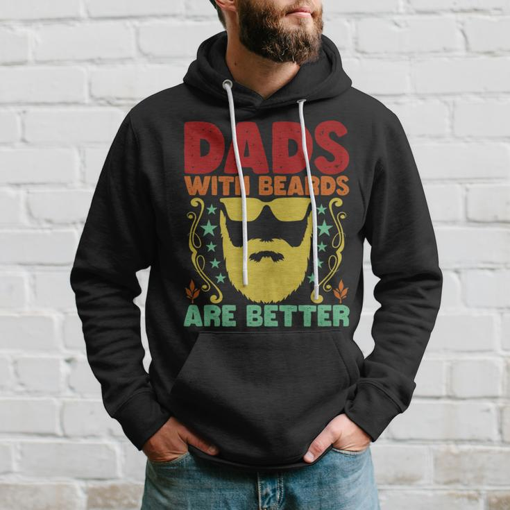 Dads With Beards Are Better Bearded Dad Father's Day Hoodie Gifts for Him