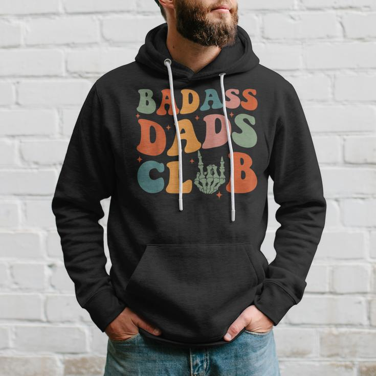 Dads Dad Groovy Fathers Day Hoodie Gifts for Him