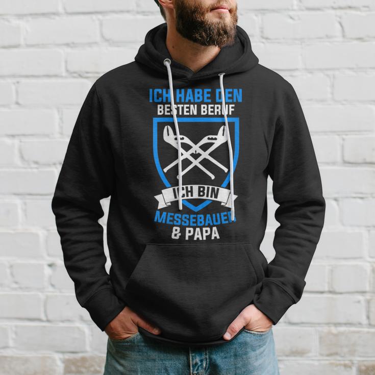 Damen Messebau Papaateratertag Messebauer Mit-Ausschnitt Kapuzenpullover Geschenke für Ihn