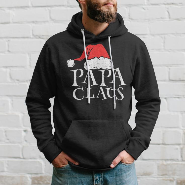 Damen Papa Claus Lustige Weihnachten Weihnachtsmannaterintage Mit-Ausschnitt Kapuzenpullover Geschenke für Ihn