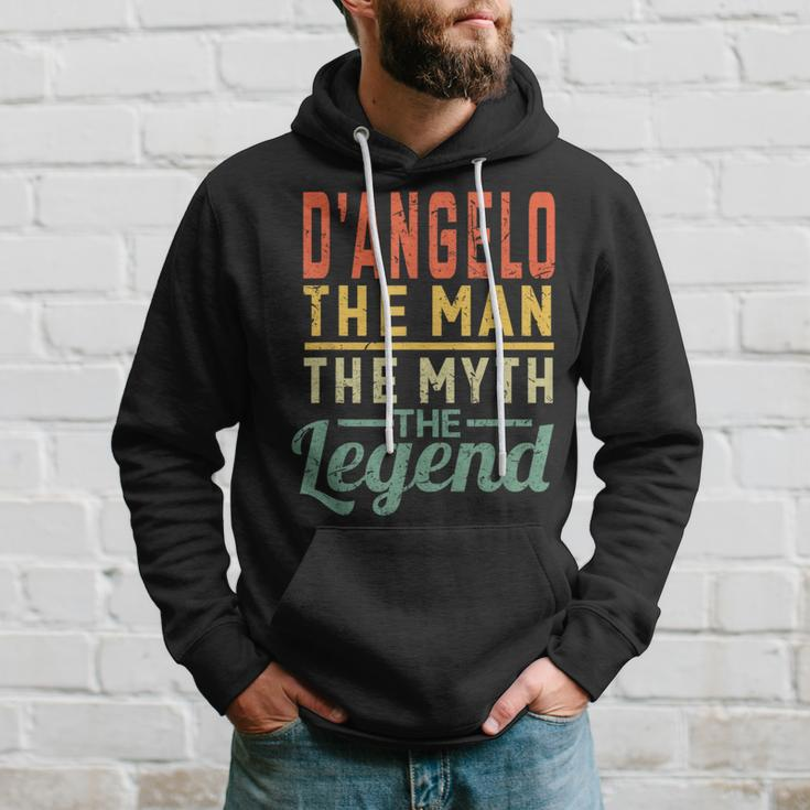 D'angelo The Man The Myth The Legend Name D'angelo Hoodie Gifts for Him