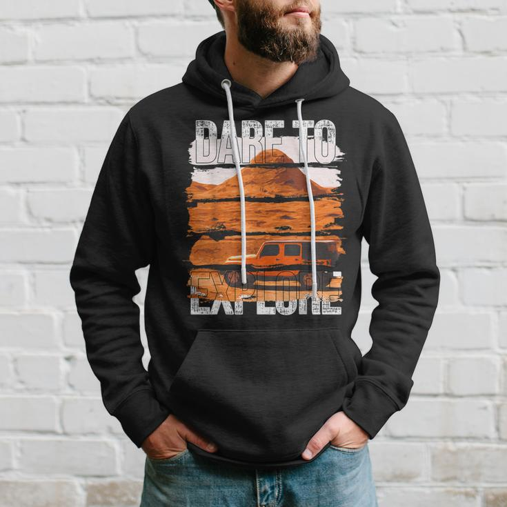 Dare To Explore Desert Hoodie Gifts for Him