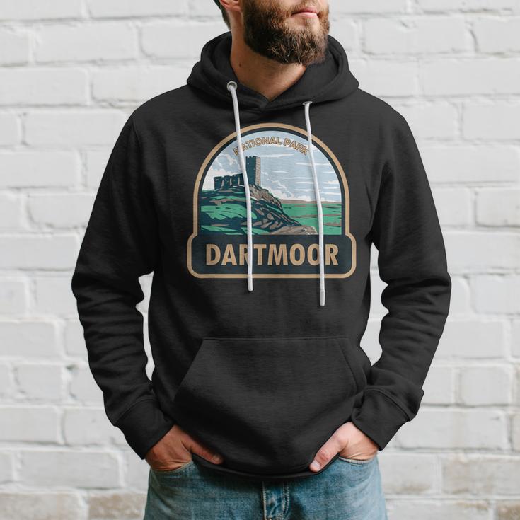 Dartmoor National Park Brentor Church England Vintage Hoodie Gifts for Him