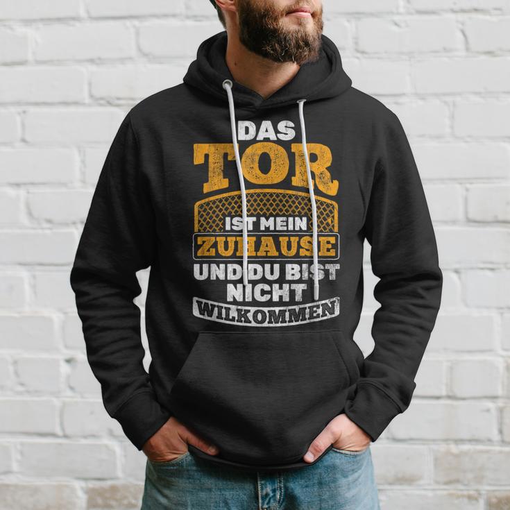 Das Tor Ist Mein Zuhause Football Goalkeeper Kapuzenpullover Geschenke für Ihn