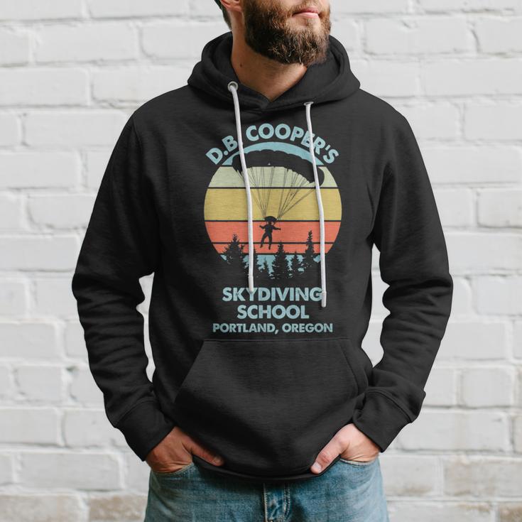 DB Cooper's Skydiving School The Original Vintage Hoodie Gifts for Him