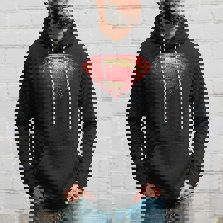 Dc Man Of Sl Logo Texturedd Hoodie Gifts for Him