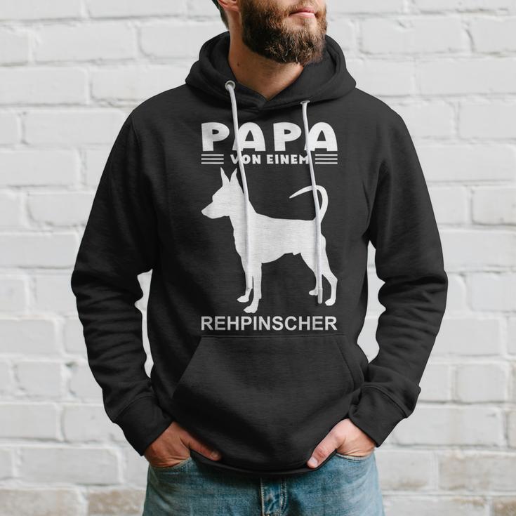 Deer Pinscher Papa Motif Dog Kapuzenpullover Geschenke für Ihn