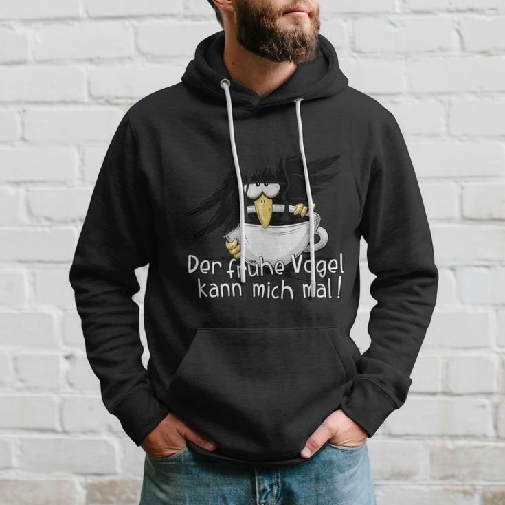 Der Früheogel Kann Mich Mal Kaffee Raven Gray Hoodie Geschenke für Ihn