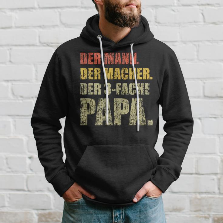 'Der Mann Der Macher Der 3 Drei Papa' Kapuzenpullover Geschenke für Ihn