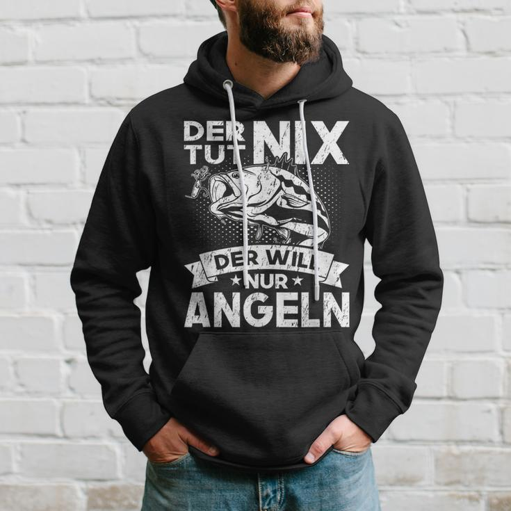 Der Tut Nix Der Will Nur Fischen German Language Hoodie Geschenke für Ihn
