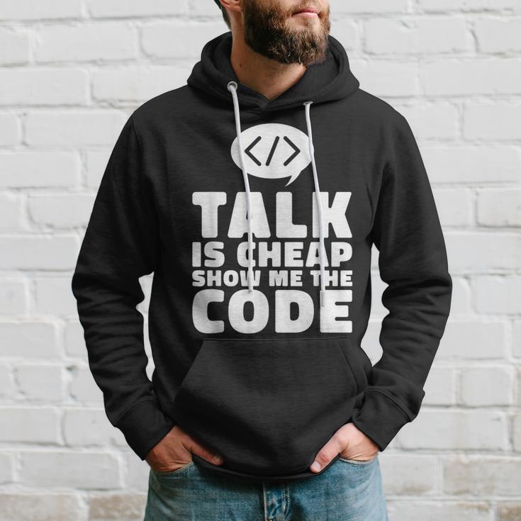 Developer Informatik Coder Code Programmer Hoodie Geschenke für Ihn