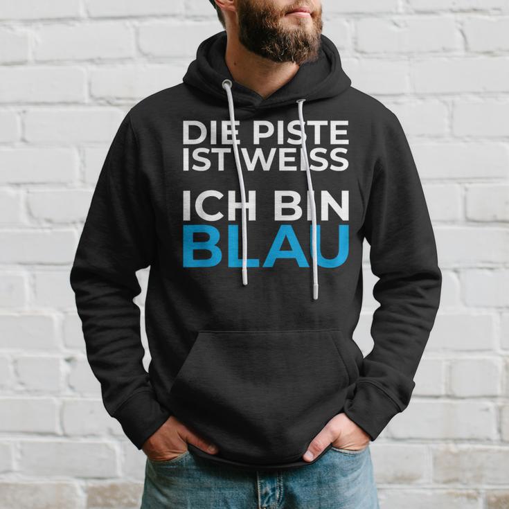 Die Piste Ist Ich Bin Blau Pistensau Apres Ski Party Outfit Hoodie Geschenke für Ihn