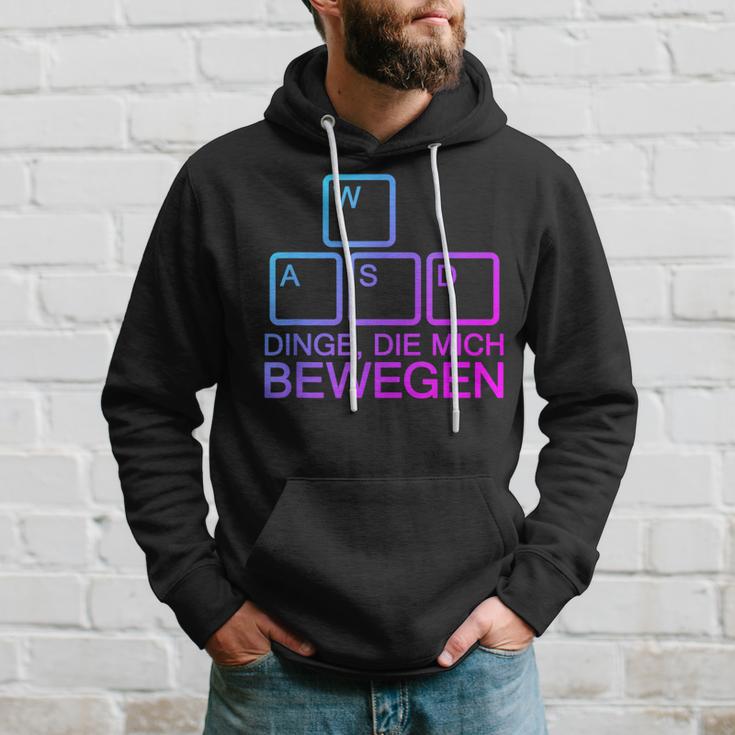 Dinge Die Mich Bewegen Wasd Pc Gamer Wasd Hoodie Geschenke für Ihn