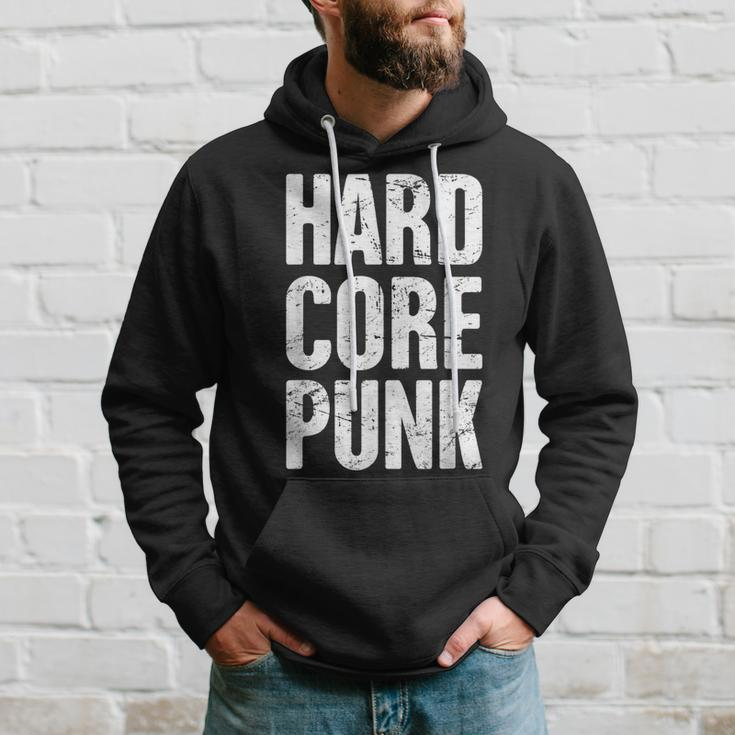 Distressed Punk Rock Band & Hardcore Punk Rock Hoodie Gifts for Him