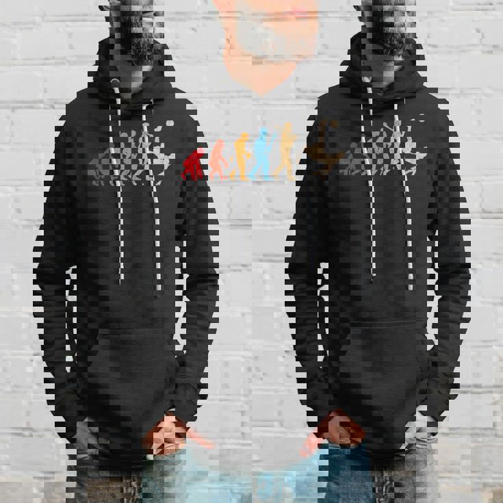 Divertida Evolución Retro Del Fútbol Soccer Evolution Football Sudadera Regalos para él