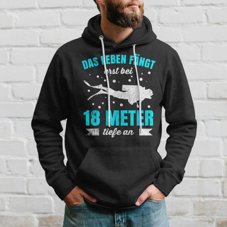 Diving For Scuba Diving Dive Apnoe Diving Sports Hoodie Geschenke für Ihn