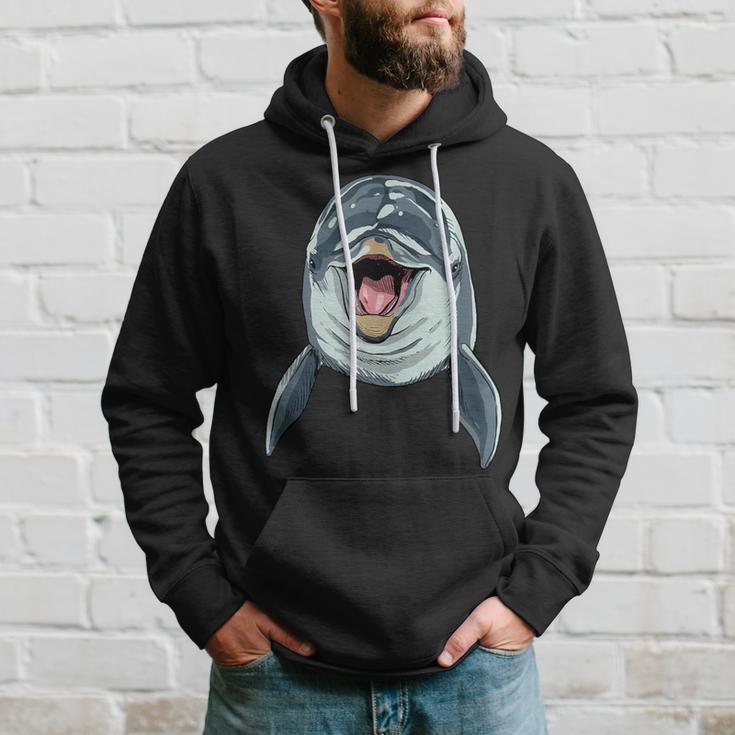 Dolphin Sea Animal Whale Marine Biology Dolphin Lover Hoodie Gifts for Him