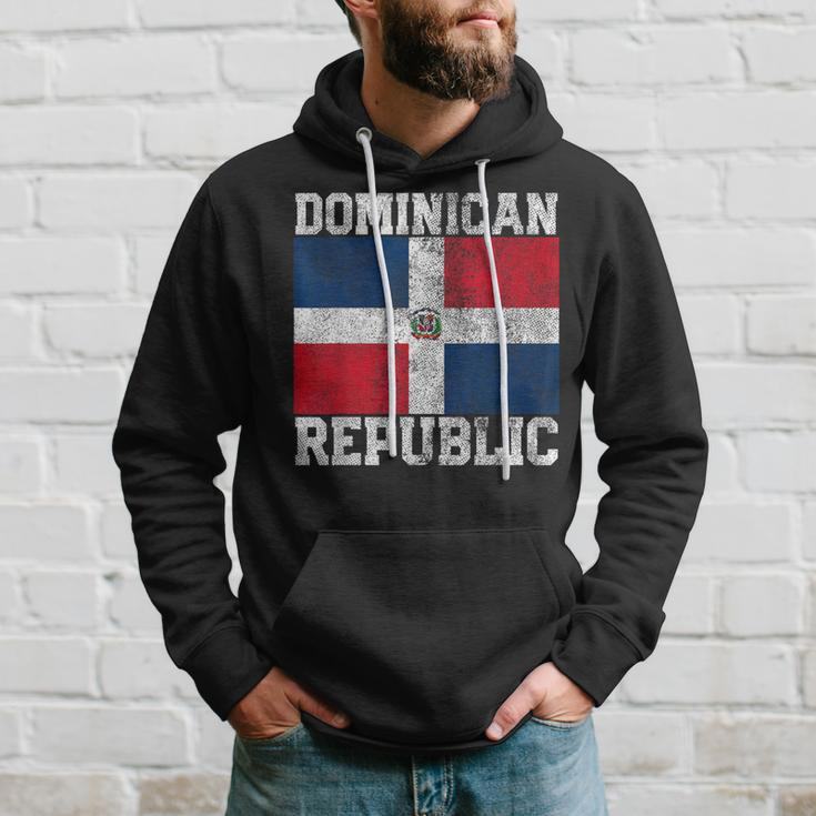 Dominican Republic Flag Family Pride Country Vintage Hoodie Gifts for Him