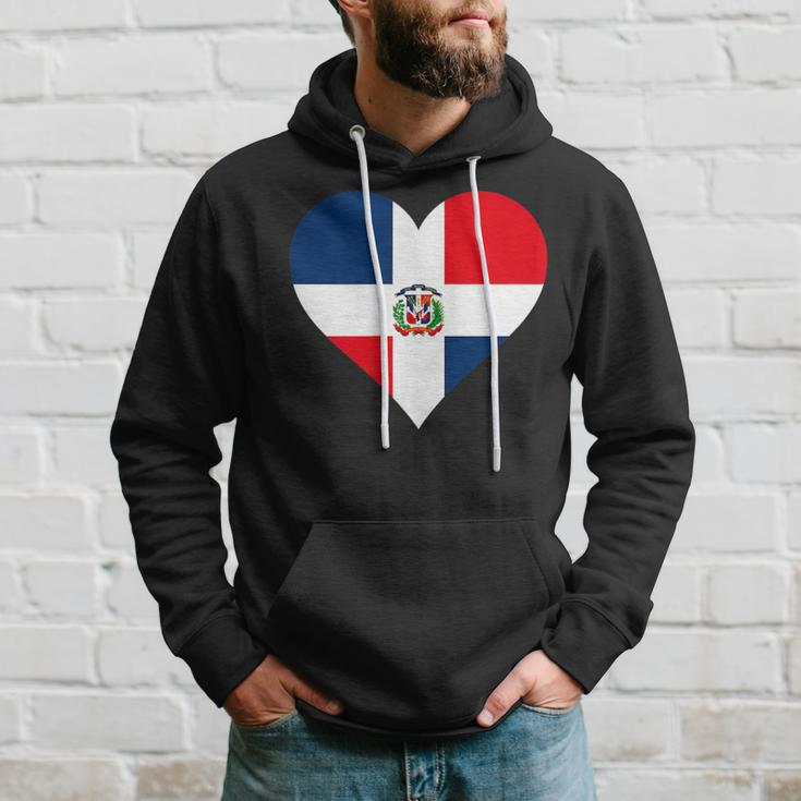 Dominican Republic Flag Heart Dominican Republic Hoodie Gifts for Him