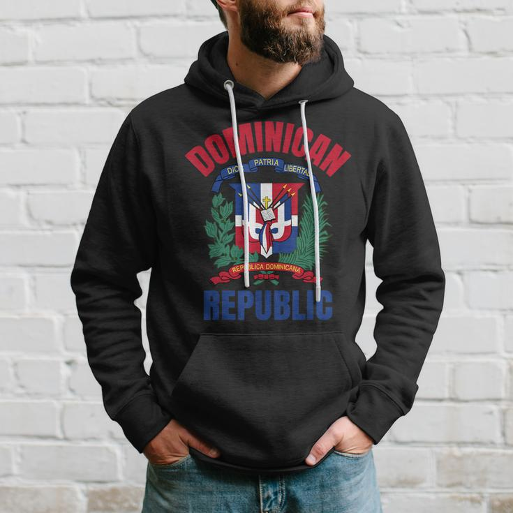 Dominican Republic Flag National Emblem Republica Dominicana Hoodie Gifts for Him