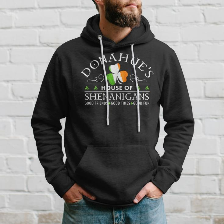 Donahue House Of Shenanigans Irish Family Name Hoodie Gifts for Him