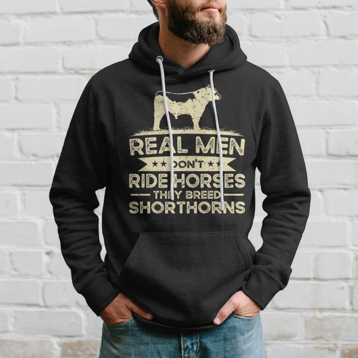 Don't Ride Breed Cattle Farmer Shorthorn Cattle Hoodie Gifts for Him