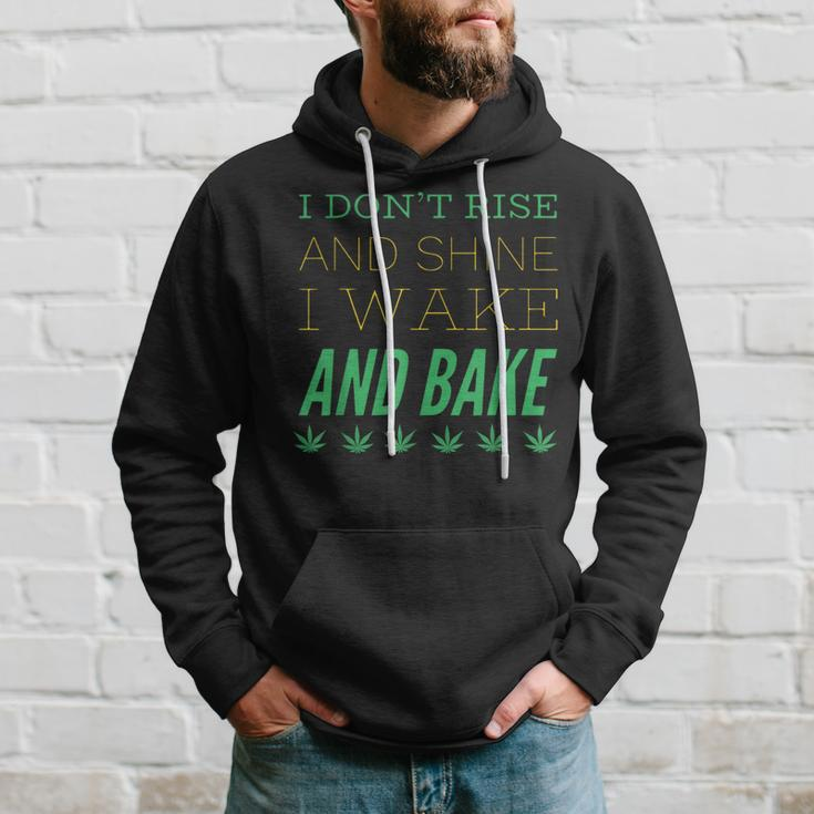 I Don’T Rise And Shine I Wake And Bake Hoodie Gifts for Him
