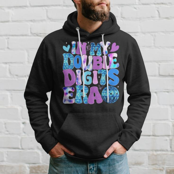 In My Double Digits Era Retro 10 Year Old 10Th Birthday Girl Hoodie Gifts for Him